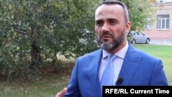 Тәжік белсендісі Иззат Амон. Мәскеу, Ресей.  18 қыркүйек, 2019 жыл.