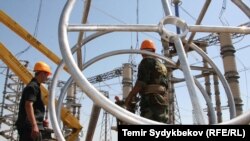 Кыргызстандык энергетиктер.