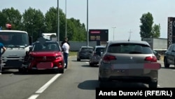 Manji udes na periferiji Podgorice, Montenegro, Crna Gora