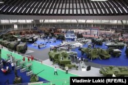 Panairi i armëve dhe pajisjeve ushtarake në Beograd, qershor 2013.