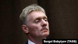 Kremlin spokesman Dmitry Peskov (file photo)