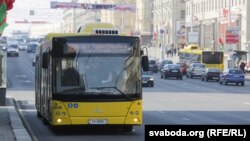 Аўтобус МАЗ у Менску. Ілюстрацыйнае фота