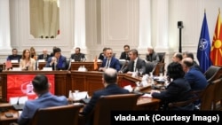 Sjednica Vlade Sjeverne Makedonije, april 2025.