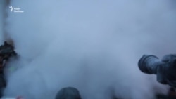 Protesters Try To Storm October Palace In Kyiv