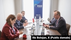 Președintele interimar Ilie Bolojan s-a întâlnit joi la Bruxelles cu Friedrich Merz, cel mai probabil, viitor cancelar al Germaniei.