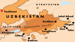 Khanabad is 70 kilometers west of Andijon, in the Ferghana Valley.