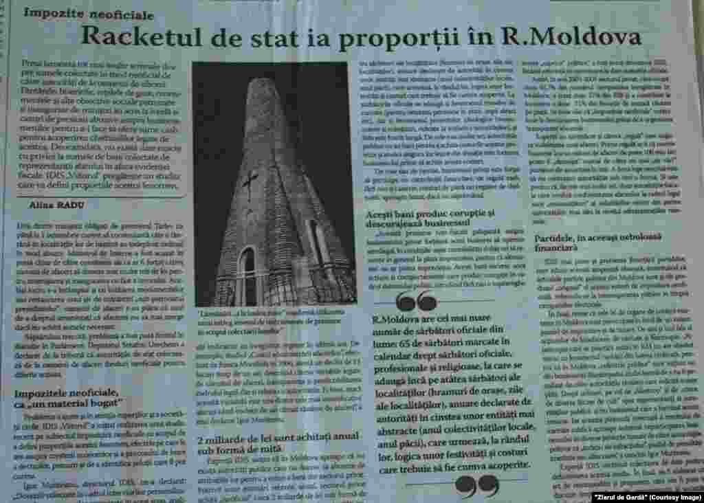 "Ziarul de Gardă",&nbsp;26 octombrie 2006