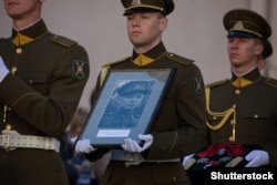 Церемония государственных похорон Адольфаса Раманаускаса-Ванагаса. Вильнюс, 2018 год