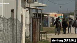 Migranti u prihvatnom centru u Đevđeliji, Severna Makedonija, 25. novembar 2025.