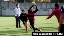 ქართველი მორაგბეების ვარჯიში