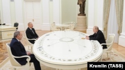 Ռուսաստանի, Հայաստանի և Ադրբեջանի ղեկավարների հանդիպումը Մոսկվայում, 11-ը հունվարի, 2021թ․