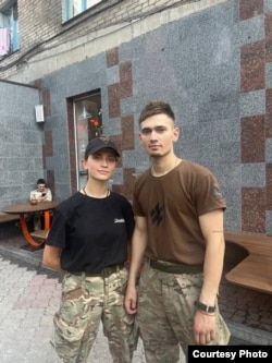 Іванна Цімерман з братом В’ячеславом