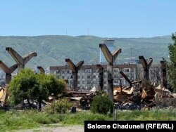 Сгоревший рынок