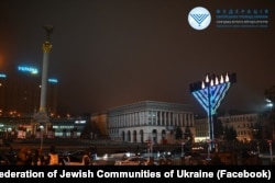 На Майдані Незалежності урочисто засяяла п’ята ханукальна свічка. 29 грудня 2024 року