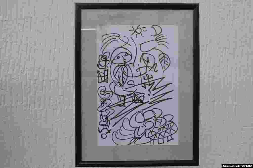 Рыскулов тарткан сүрөттөрүнүн көпчүлүгүнө ат койбойт. "Менин сүрөттөрүмдү ар ким өзү каалагандай түшүнүшү керек", - дейт ал.&nbsp;