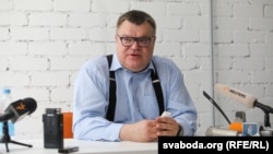 Віктар Бабарыка падчас прэс-канфэрэнцыі 11 чэрвеня 2020 году