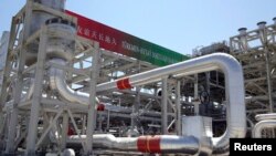 Turkmenistan -- A general view shows a gas processing plant during a launching ceremony at Galkynysh gas field, September 4, 2013