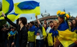 Проукраїнська «хвиля» в Донецьку 28 квітня 2014 року