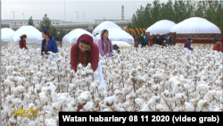 Türkmenistanyň "Altyn Asyr" telekanalyndan alnan surat.