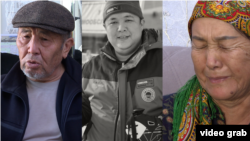 Маркум Эрлан Батыралиев (ортодо) жана анын ата-энеси