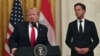 Donald Trump și Mark Rutte (fotografie de arhivă).