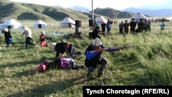 Кырк Шейит жергесинде талаада драмалык оюн коюу учуру. Тоң району. 05.8.16.
