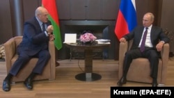 Александр Лукашенко менен Владимир Путиндин жолугушуусу. 2020-жылдын сентябры