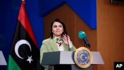  نجلا منقوش وزیرخارجۀ لیبیا 