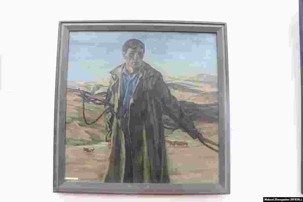 "Агама арноо" деп аталган бул картинаны чебер сүрөтчү 1982-жылы тарткан экен.