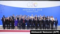 Учасники саміту G20 у Буенос-Айресі, 30 листопада 2018 року