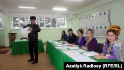 Түркмөнстандагы шайлоо.