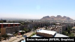 Ош шаарынын жалпы көрүнүшү.