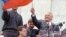 Борис Ельцин на митинге в Москве после поражения ГКЧП. 22 августа 1991 года
