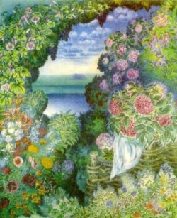 «Колгоспне поле», полотно Катерини Білокур