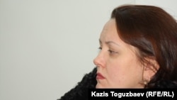 Ганна Красильникова, юрист прессозащитной организации "Адил соз". Алматы, 20 декабря 2012 года.