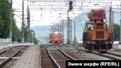 Железнодорожная станция в Крыму. Иллюстративное фото