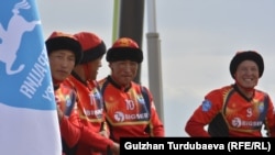 Көкбөрү боюнча Кыргызстандын улуттук курама командасы. Чолпон-Ата. 7-сентябрь 2018-жыл.