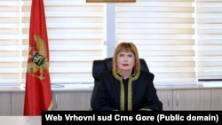Valentina Pavličić, predsjednica Vrhovnog suda Crne Gore, 3. decembar 2024.
