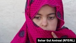 Seven-year-old Razmina still hopes her father will somehow return.