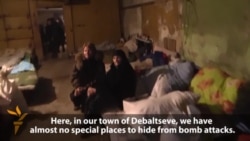 Life In A Debaltseve Bomb Shelter