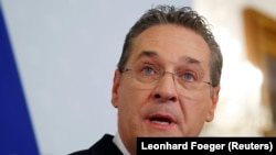 Fostul vice-cancelar austriac Heinz-Christian Strache, Viena, 18 mai 2019.