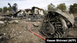 Авиакатастрофа в Иране. На месте крушения