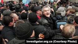 Сергій Аксьонов на мітингу 26 лютого 2014 року в Сімферополі