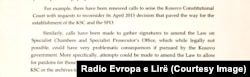 Pjesë e transkriptit të takimit të Trendafilovës me diplomatët evropianë në Hagë.