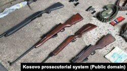 Armë të kapura nga Policia e Kosovës në veri të vendit, 7 maj.
