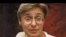 A screen shot from Marina Goldovskаyа's "A Bitter Taste Of Freedom," about slain Russian journalist and friends Anna Politkovskaya