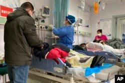 Госпиталь для заболевших COVID-19 в городе Чжочжоу в провинции Хэбей. 21 декабря 2022 года