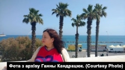 Ганна Кандрацюк у Бары, Італія