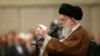 FILE PHOTO: Iran's Supreme Leader Ayatollah Ali Khamenei speaks during a meeting in Tehran