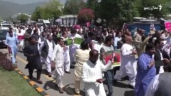 پي ټي ای د ګوند د تاسيس پر ۲۹مه کليزه احتجاجي لاريون کړی